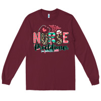 Burgundy nurse practitioner Long Sleeve Tee - RanaPortraitStore