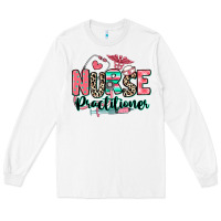 White nurse practitioner Long Sleeve Tee - RanaPortraitStore