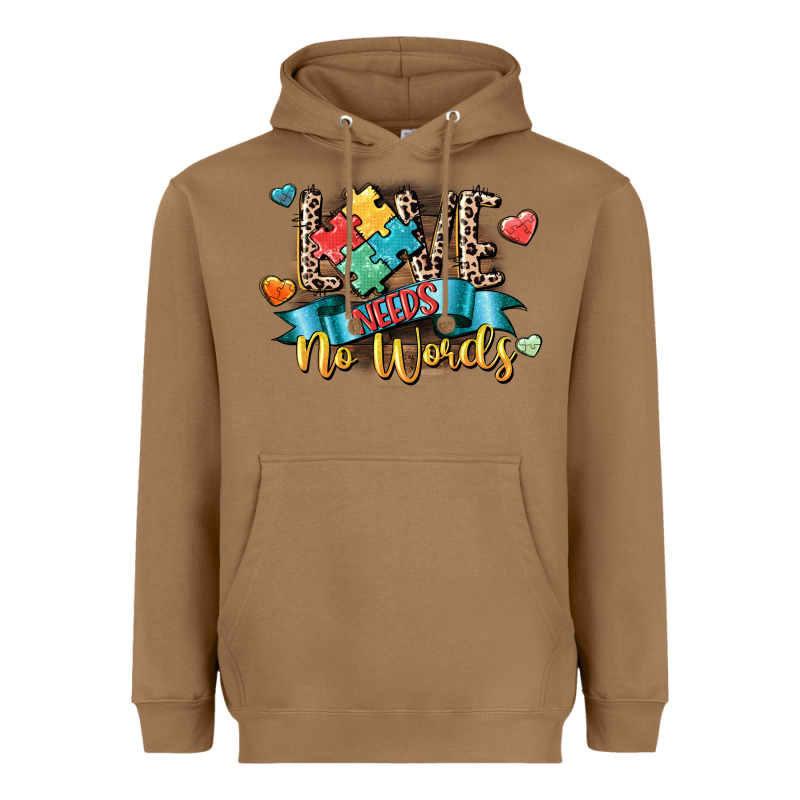 Love Needs No Words Heavyweight Hoodie by CowGirlArtShop | Teevron