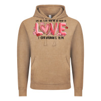 Vintage Coffee let all that you do be done in love 1 corinthıans Vintage Hoodie - MaliasSmallBusiness