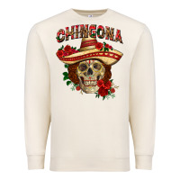 Chingona With Roses Mexico Premium Sweatshirt | Teevron