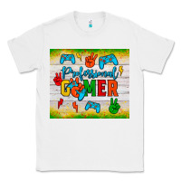 White professional gamer Classic Tee - JahusDesignShop