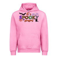 Fuchsia Pink it's spooky season Urban Hoodie - BundleAndBundleShop