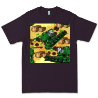 Plum harvester seamless pattern Premium Tee - BundleAndBundleShop
