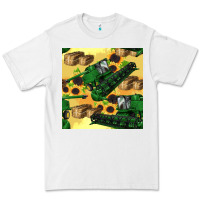 White harvester seamless pattern Premium Tee - BundleAndBundleShop