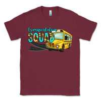 Burgundy transportation squad Classic Tee - NancyCooperArtShop