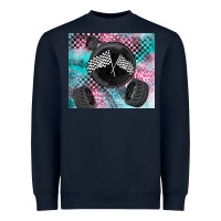 Navy racing Heavyweight Sweatshirt - LillyAllenDesigns