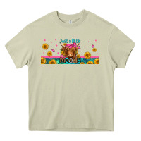 Mossy just a little moody long haired cow Heavy Core Tee - Jasminsmagicworld