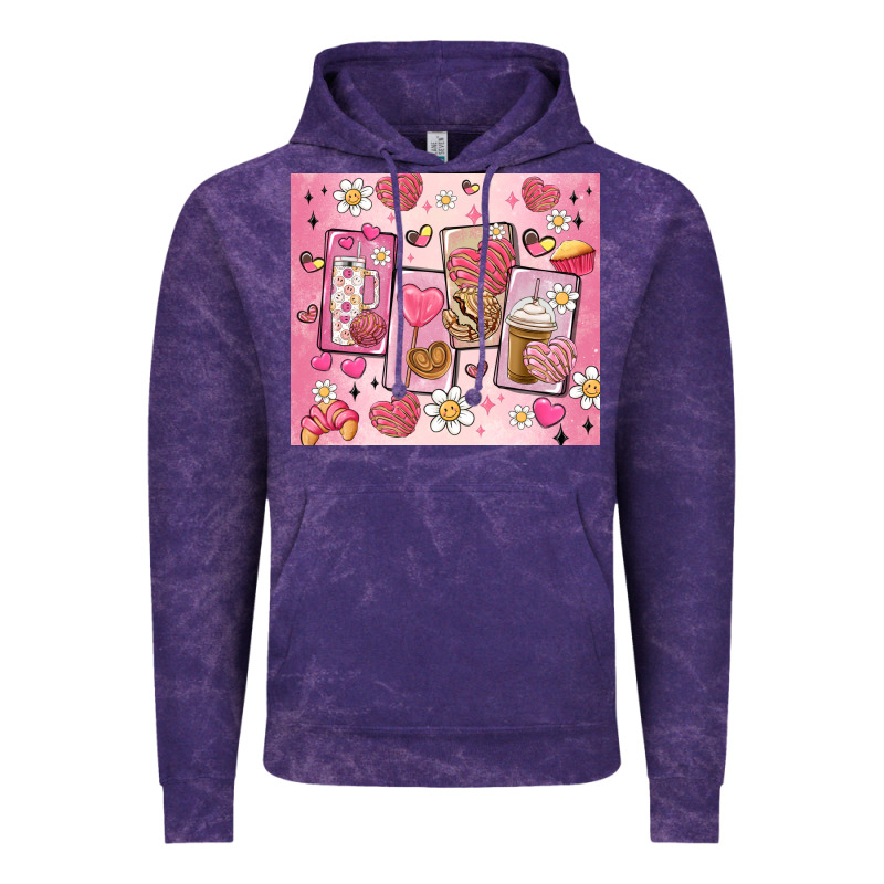 Cafecito Y Chisme Valentine's Day Vintage Hoodie by MaliasSmallBusiness | Teevron