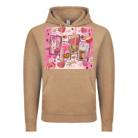 Vintage Coffee cafecito y chisme valentine's day Vintage Hoodie - MaliasSmallBusiness