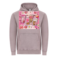 Vintage Zinc cafecito y chisme valentine's day Vintage Hoodie - MaliasSmallBusiness