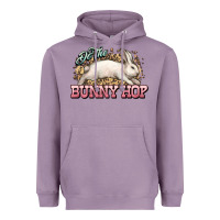 Lavender Do the Bunny hop Easter Day Heavyweight Hoodie - HowdyJamesFarm