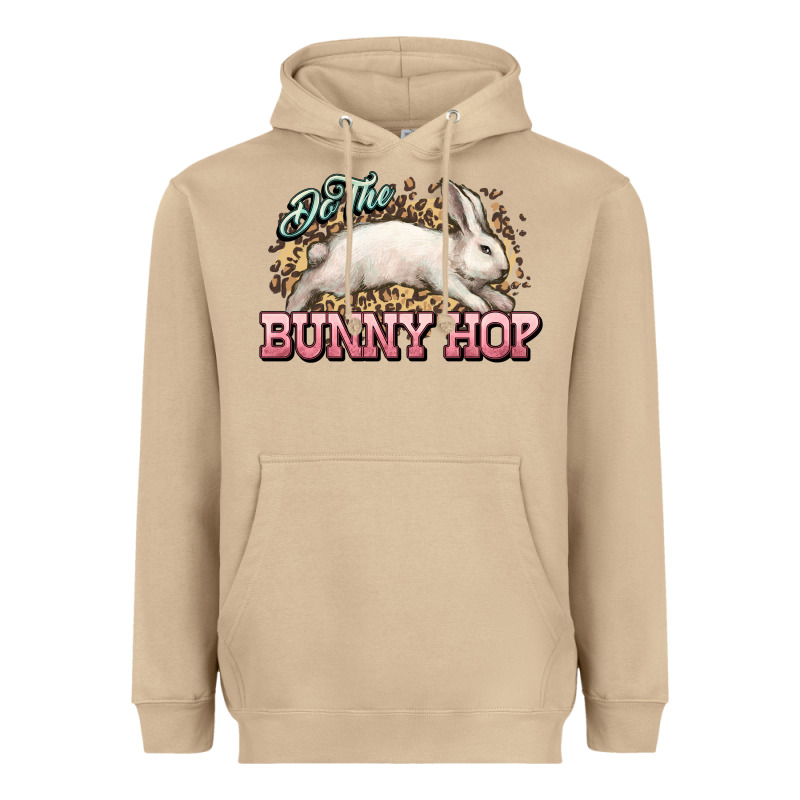 Do The Bunny Hop Easter Day Heavyweight Hoodie by HowdyJamesFarm | Teevron