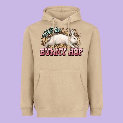 Do The Bunny Hop Easter Day Heavyweight Hoodie Designed By Howdyjamesfarm