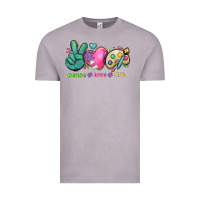 Vintage Zinc peace love art Vintage Tee - NancyCooperArtShop