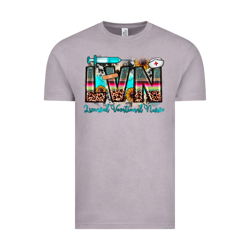 Lvn Licensed Vocational Nurse Vintage Tee by JahusDesignShop | Teevron