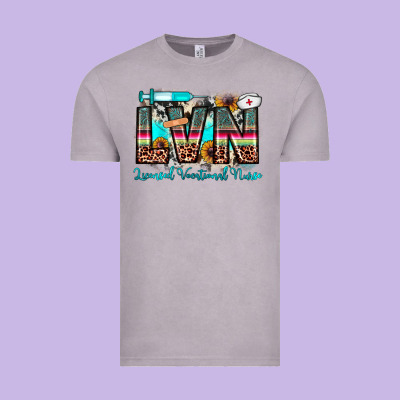 Lvn Licensed Vocational Nurse Vintage Tee Designed By Jahusdesignshop