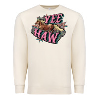 Sandshell Yee haw Premium Sweatshirt - HowdyJamesFarm