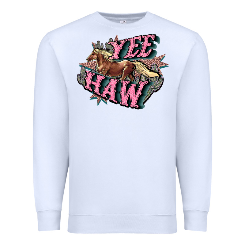 Yee Haw Premium Sweatshirt by HowdyJamesFarm | Teevron