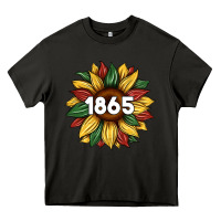 Asphalt juneteenth 1865 sunflower Heavy Core Tee - Artiststas