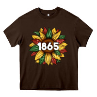 Juneteenth 1865 Sunflower Heavy Core Tee | Teevron