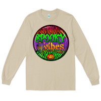 Halloween Round Earrings 2 Long Sleeve Tee | Teevron