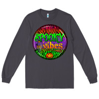 Smoke halloween round earrings 2 Long Sleeve Tee - BundleAndBundleShop