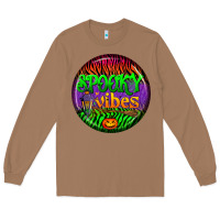 Toasted Coconut halloween round earrings 2 Long Sleeve Tee - BundleAndBundleShop