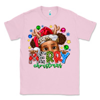 Bubblegum Pink Merry Christmas Classic Tee - CowhideDigitalArt