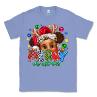 Colony Blue Merry Christmas Classic Tee - CowhideDigitalArt