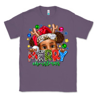 Lavender Merry Christmas Classic Tee - CowhideDigitalArt