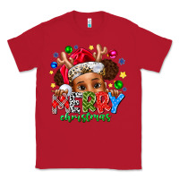 Red Merry Christmas Classic Tee - CowhideDigitalArt