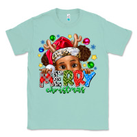 Seafoam Merry Christmas Classic Tee - CowhideDigitalArt