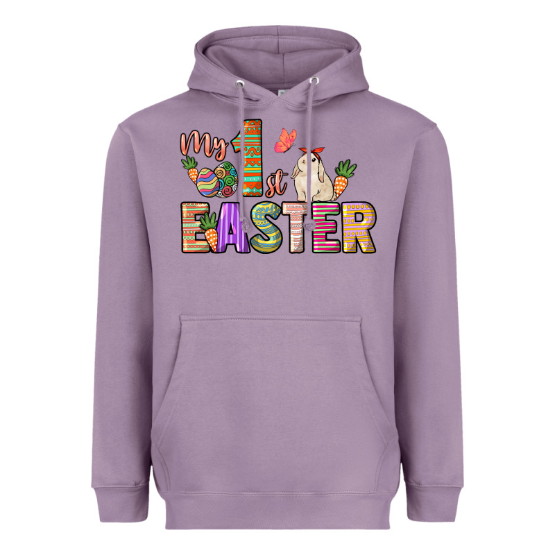 My 1st Easter Day Heavyweight Hoodie by HowdyJamesFarm | Teevron