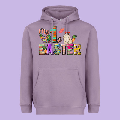 My 1st Easter Day Heavyweight Hoodie Designed By Howdyjamesfarm