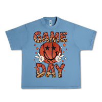 Pebble Blue game day Urban Heavy Tee - MaliasSmallBusiness