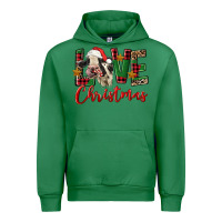 Emerald love christmas holstein heifer Urban Hoodie - FaDigitalArtStudio
