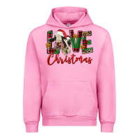 Fuchsia Pink love christmas holstein heifer Urban Hoodie - FaDigitalArtStudio