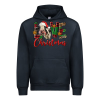 Navy love christmas holstein heifer Urban Hoodie - FaDigitalArtStudio