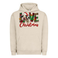 Pigment French Oak love christmas holstein heifer Urban Hoodie - FaDigitalArtStudio