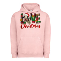 Pigment Salmon love christmas holstein heifer Urban Hoodie - FaDigitalArtStudio