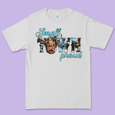 Small Town Proud Premium Tee Designed By Jahusdesignshop
