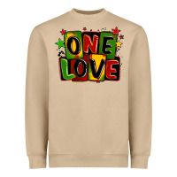 Mushroom one love juneteenth Heavyweight Sweatshirt - LillyAllenDesigns