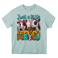 Just A Little Moody Heifers Heavy Core Tee | Teevron