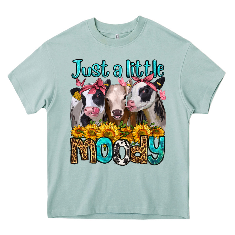Just A Little Moody Heifers Heavy Core Tee by Jasminsmagicworld | Teevron