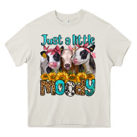 Cream just a little moody heifers Heavy Core Tee - Jasminsmagicworld