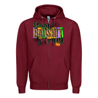 Burgundy Going bat shit crazy Zipper Hoodie - NancyCooperArtShop