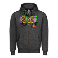 Charcoal Heather Going bat shit crazy Zipper Hoodie - NancyCooperArtShop