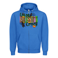 True Royal Going bat shit crazy Zipper Hoodie - NancyCooperArtShop