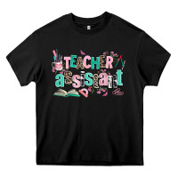 Black teacher assistant Heavy Core Tee - AdoDesignShop